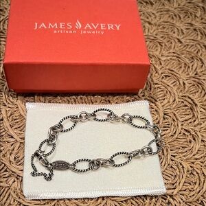 James Avery Twisted Silver Bracelet
